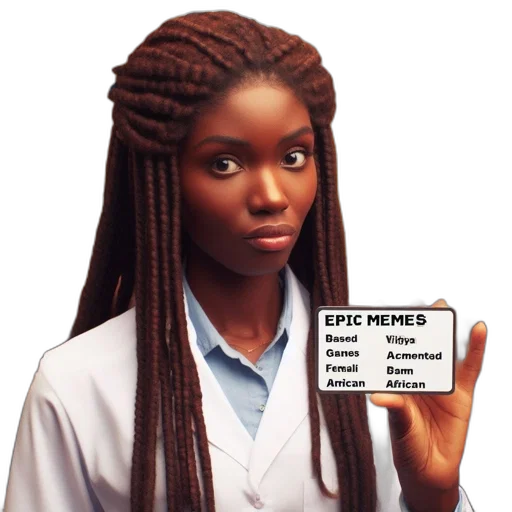 concept art, photorealistic, pixel art, woman transparent PNG cut-out
