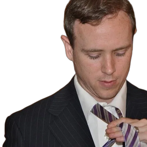 staff, man, suit, adjusting transparent PNG cut-out