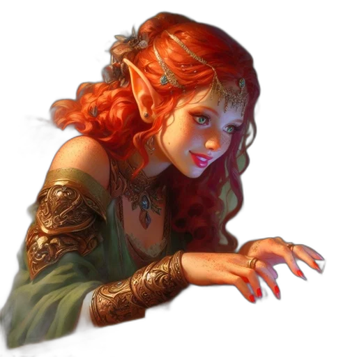 face, dragon, staff, fantasy art transparent PNG cut-out