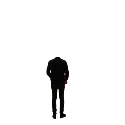 jacket, staff, face, creature transparent PNG cut-out