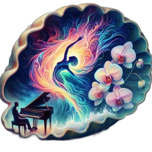 flower, fantasy art, watercolor, concept art transparent PNG cut-out