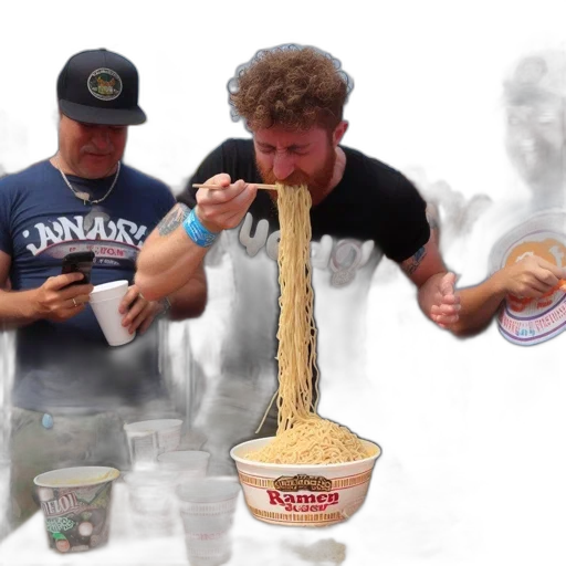 food, hair, fire, man transparent PNG cut-out