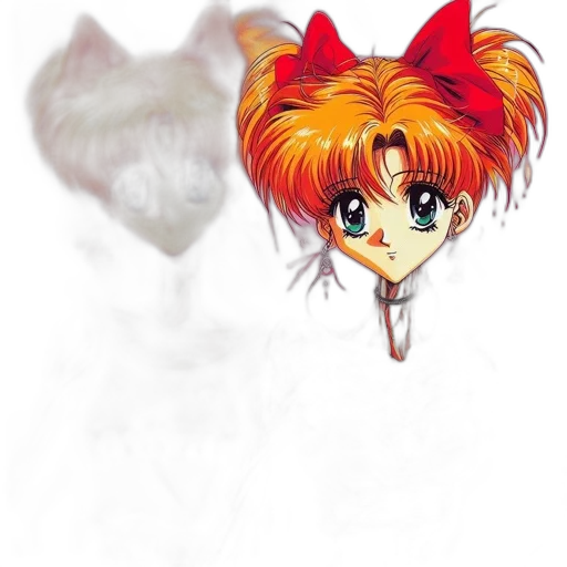 mask, anime, concept art, pixel art transparent PNG cut-out