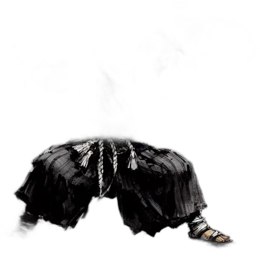 shoes, dress, hair, mask transparent PNG cut-out