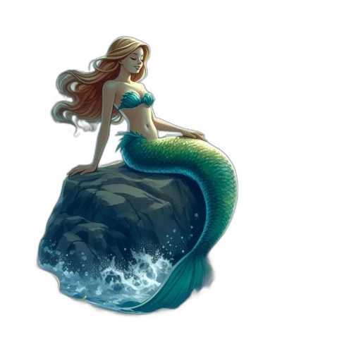concept art, fantasy art, 3d render, watercolor transparent PNG cut-out