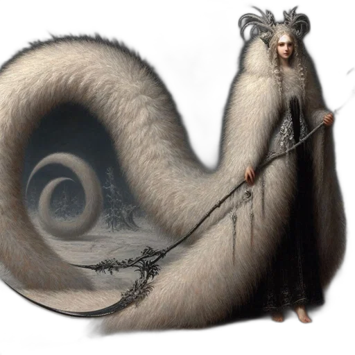 animal, creature, staff, dragon transparent PNG cut-out