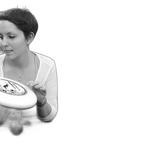 food, photorealistic, 3d render, woman transparent PNG cut-out