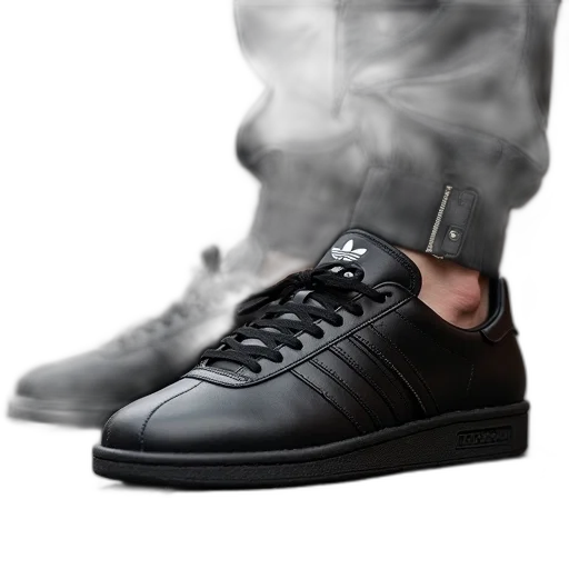 shoes, jacket, photorealistic, 3d render transparent PNG cut-out
