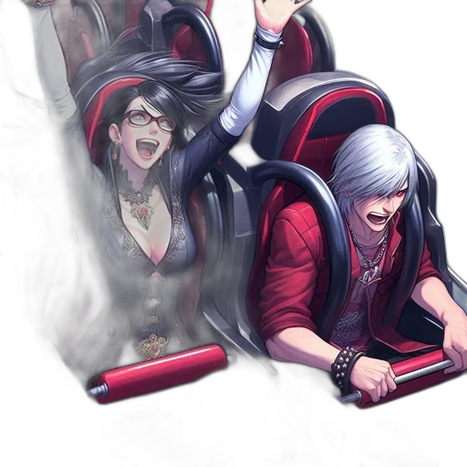car, jacket, weapon, concept art transparent PNG cut-out