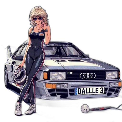car, pixel art, concept art, anime transparent PNG cut-out