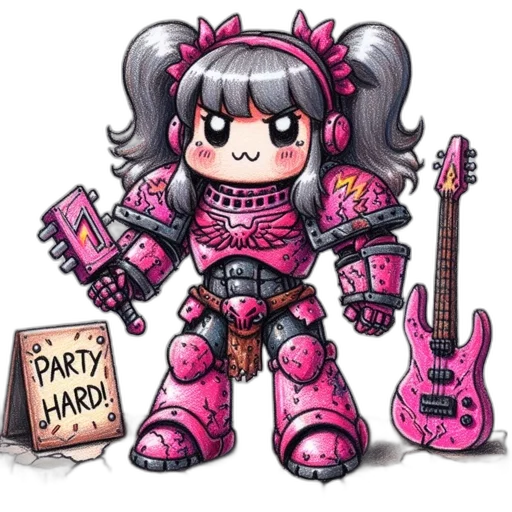 robot, weapon, concept art, cyberpunk transparent PNG cut-out