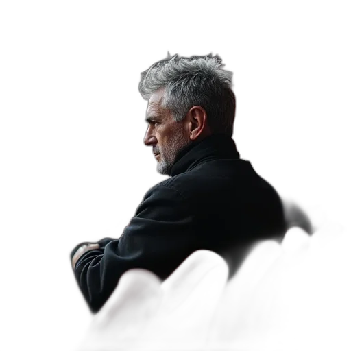 jacket, face, staff, animal transparent PNG cut-out