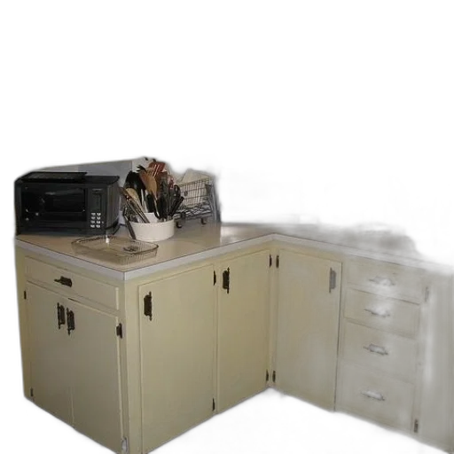 furniture, robot, 3d render, kitchen transparent PNG cut-out