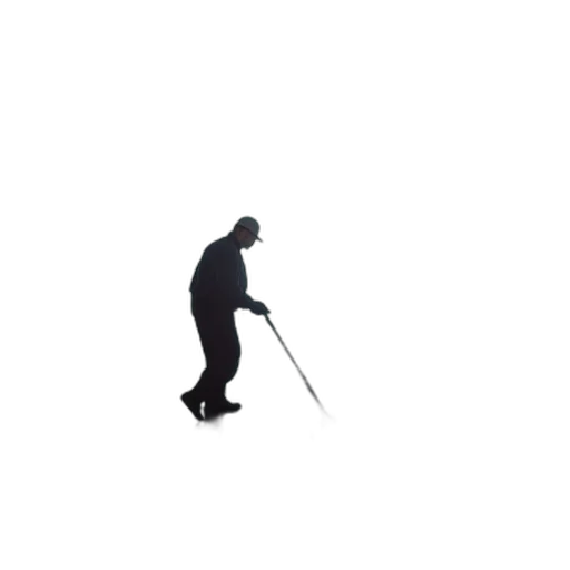 staff, umbrella, weapon, shoes transparent PNG cut-out