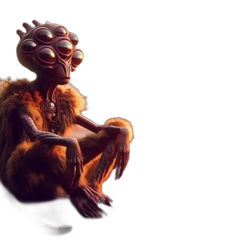 creature, animal, mask, concept art transparent PNG cut-out