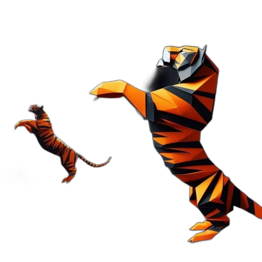 animal, creature, concept art, 3d render transparent PNG cut-out