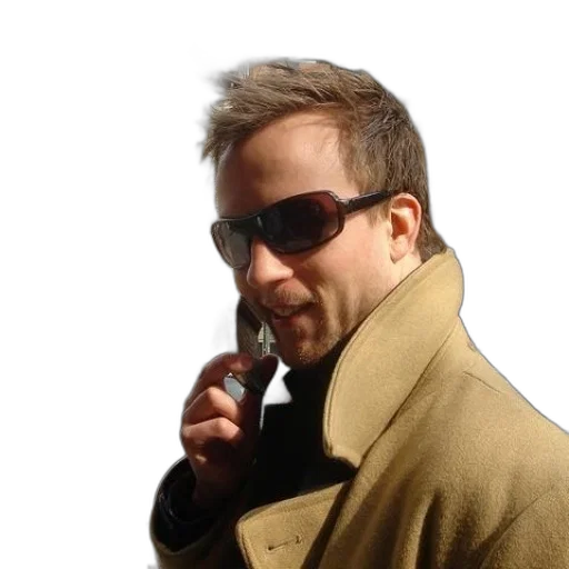 jacket, staff, photorealistic, man transparent PNG cut-out