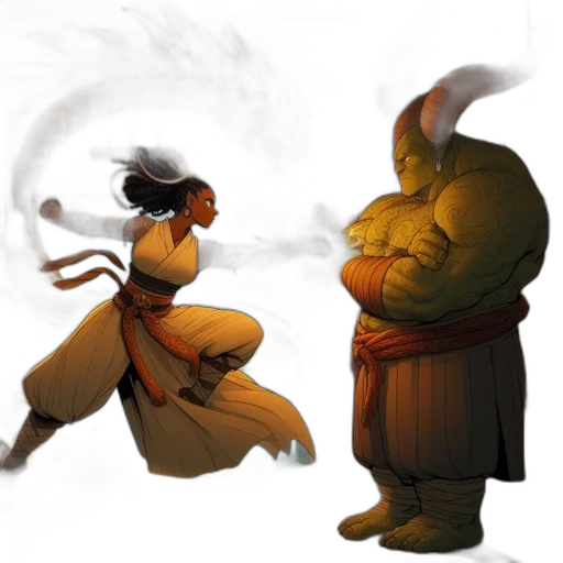 concept art, fantasy art, comic book art, photorealistic transparent PNG cut-out