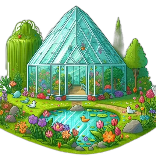 building, concept art, pixel art, fantasy art transparent PNG cut-out