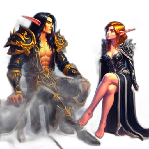 fantasy art, concept art, pixel art, comic book art transparent PNG cut-out