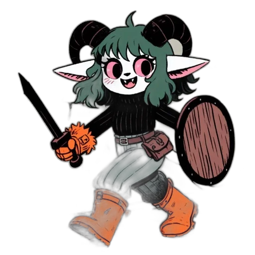 staff, weapon, creature, concept art transparent PNG cut-out