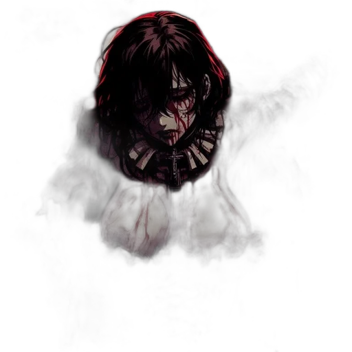 face, creature, mask, hair transparent PNG cut-out