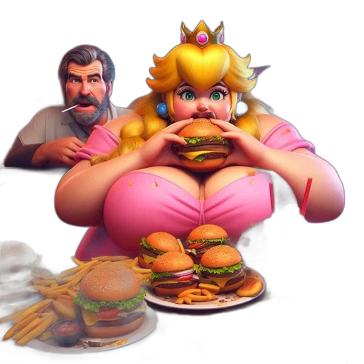 food, concept art, 3d render, fantasy art transparent PNG cut-out