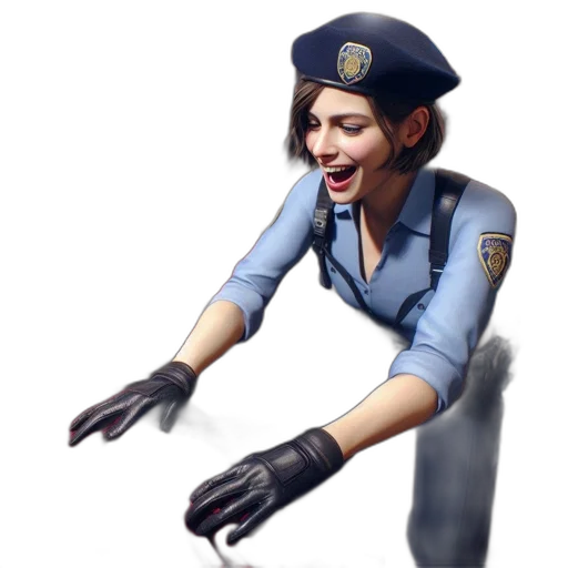 staff, weapon, jacket, face transparent PNG cut-out