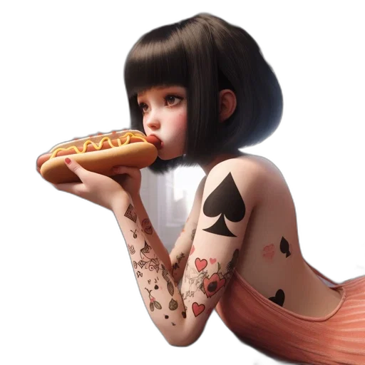 food, dress, weapon, robot transparent PNG cut-out