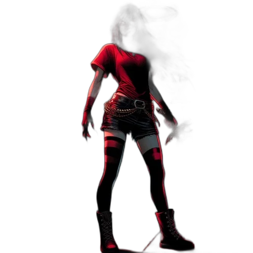 mask, staff, weapon, jacket transparent PNG cut-out