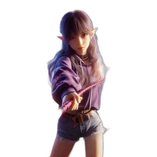 jacket, weapon, sword, staff transparent PNG cut-out