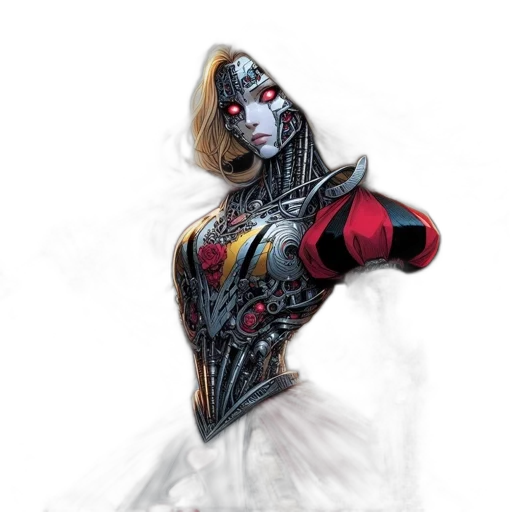 robot, mask, dress, concept art transparent PNG cut-out