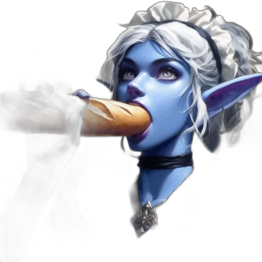 staff, weapon, food, face transparent PNG cut-out