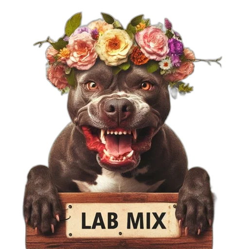 fiercely, expressive, pitbull, sporting transparent PNG cut-out
