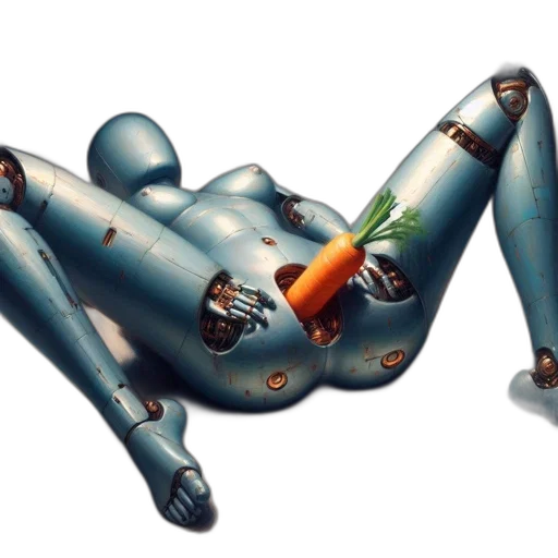 robot, weapon, concept art, 3d render transparent PNG cut-out