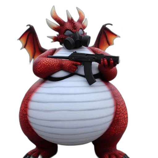 dragon, weapon, creature, animal transparent PNG cut-out