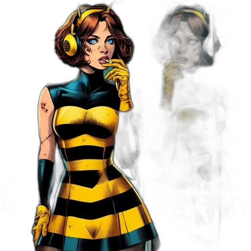 dress, comic book art, concept art, fantasy art transparent PNG cut-out