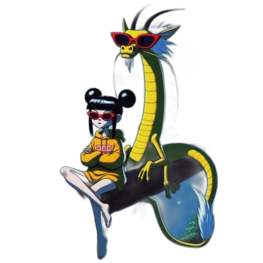 dragon, staff, animal, furniture transparent PNG cut-out