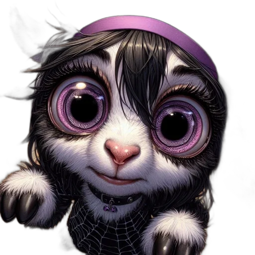 creature, animal, face, mask transparent PNG cut-out
