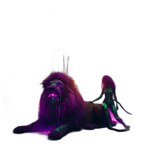 hair, creature, animal, staff transparent PNG cut-out