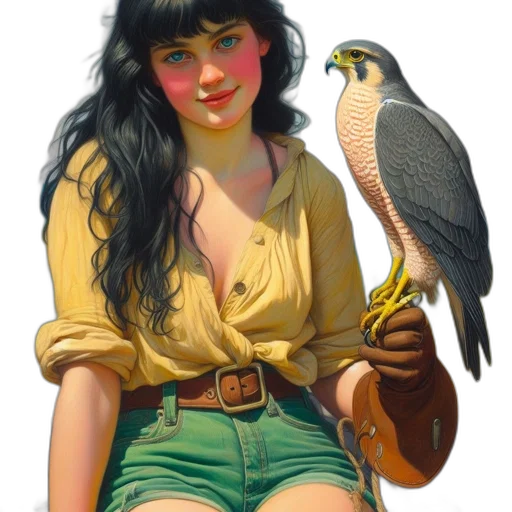 jewelry, animal, oil painting, photorealistic transparent PNG cut-out