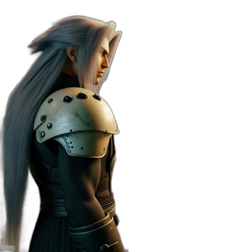 dragon, sword, hair, robot transparent PNG cut-out
