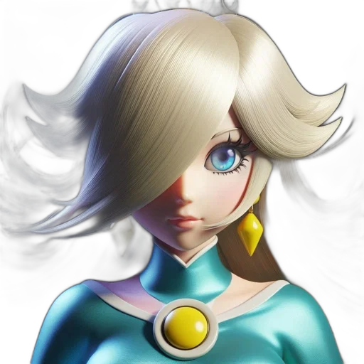 face, hair, staff, crown transparent PNG cut-out