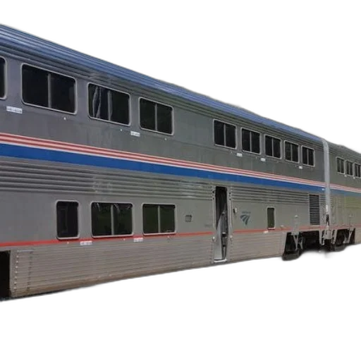 3d render, silver, train, red transparent PNG cut-out