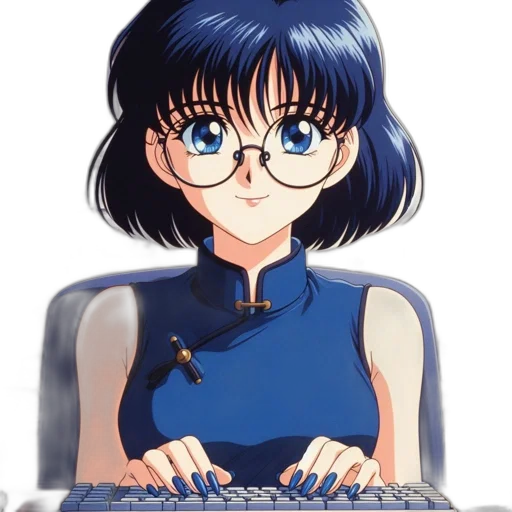 staff, robot, dress, face transparent PNG cut-out