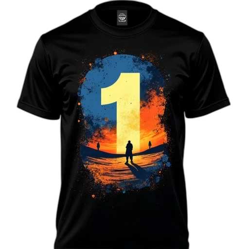 black, t-shirt, colorful, abstract transparent PNG cut-out