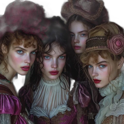 hat, crown, photorealistic, oil painting transparent PNG cut-out