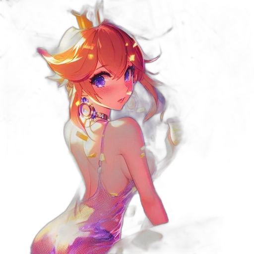 dragon, creature, dress, crown transparent PNG cut-out