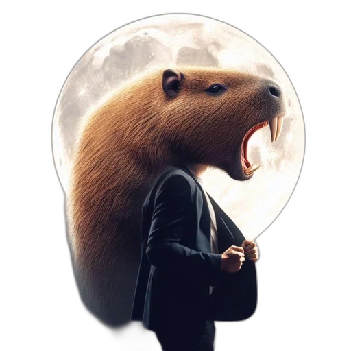 animal, creature, staff, jacket transparent PNG cut-out