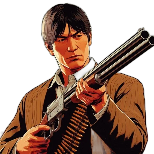 weapon, comic book art, concept art, pixel art transparent PNG cut-out